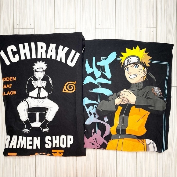 Other - EUC Men's Bundle of Anime Naruto Shippuden Long Sleeve Shirts
